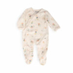 Pyjama 3m Velours Fleurs Moulin Roty La Petite Ecole De Danse